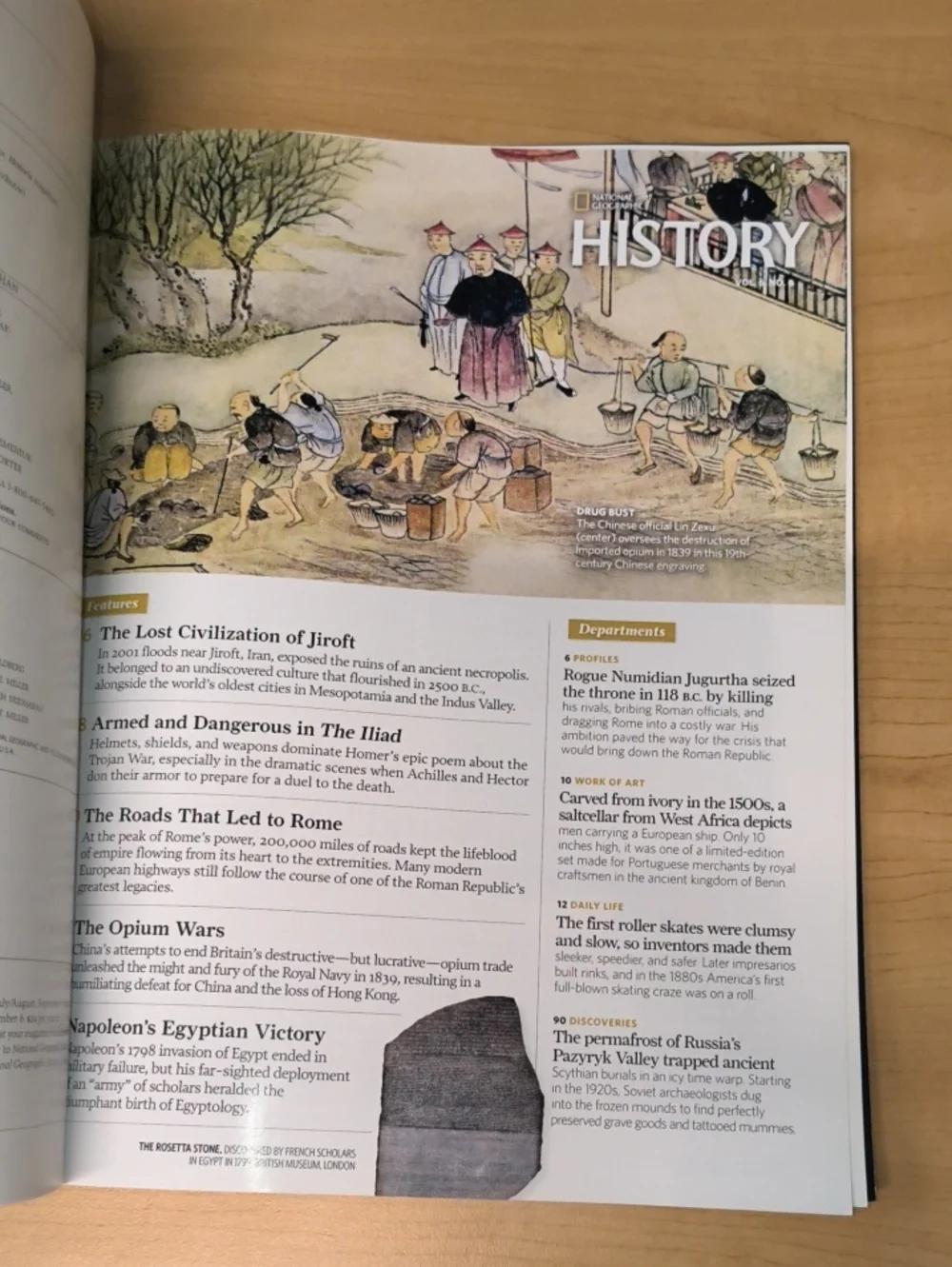 National Geographic History Magazine January/February 2021 Bronze Age Roman Road